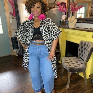 Loft cropped distressed jeans